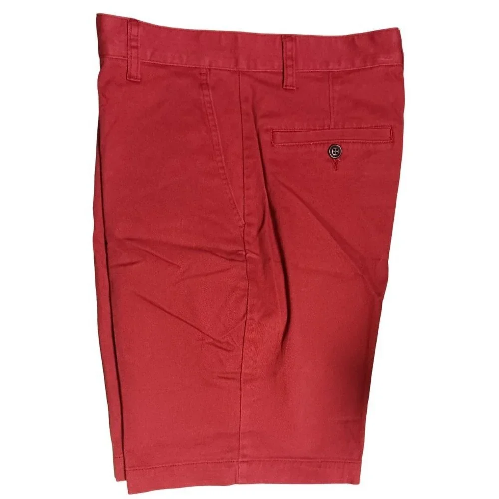 Dockers Men's Perfect Classic Fit Shorts Bank Red Size 29 New